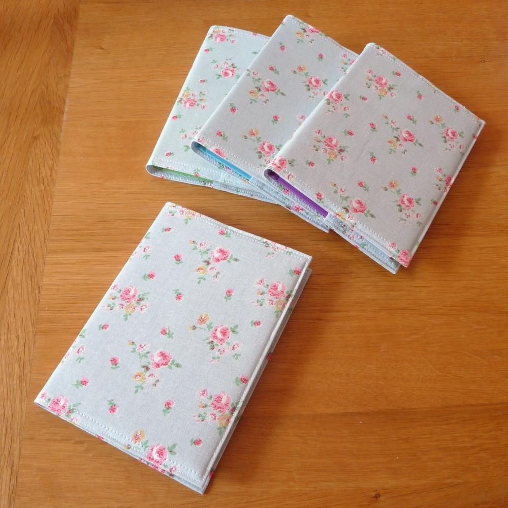 Reusable Fabric Notebook Cover With Notebook